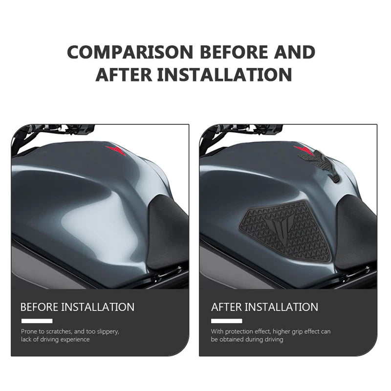 Yamaha MT-09 Non-Slip Tank Pad Stickers
