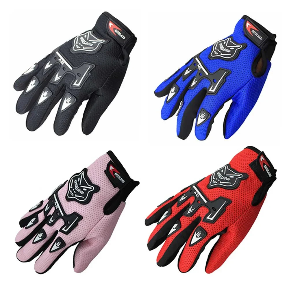 Kids Full Finger Motorcycle Gloves