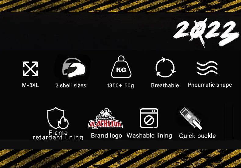 Premium Full Face Motorcycle Helmet with Detachable Design