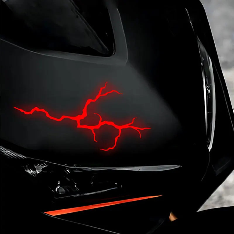 Reflective Lightning Motorcycle Stickers