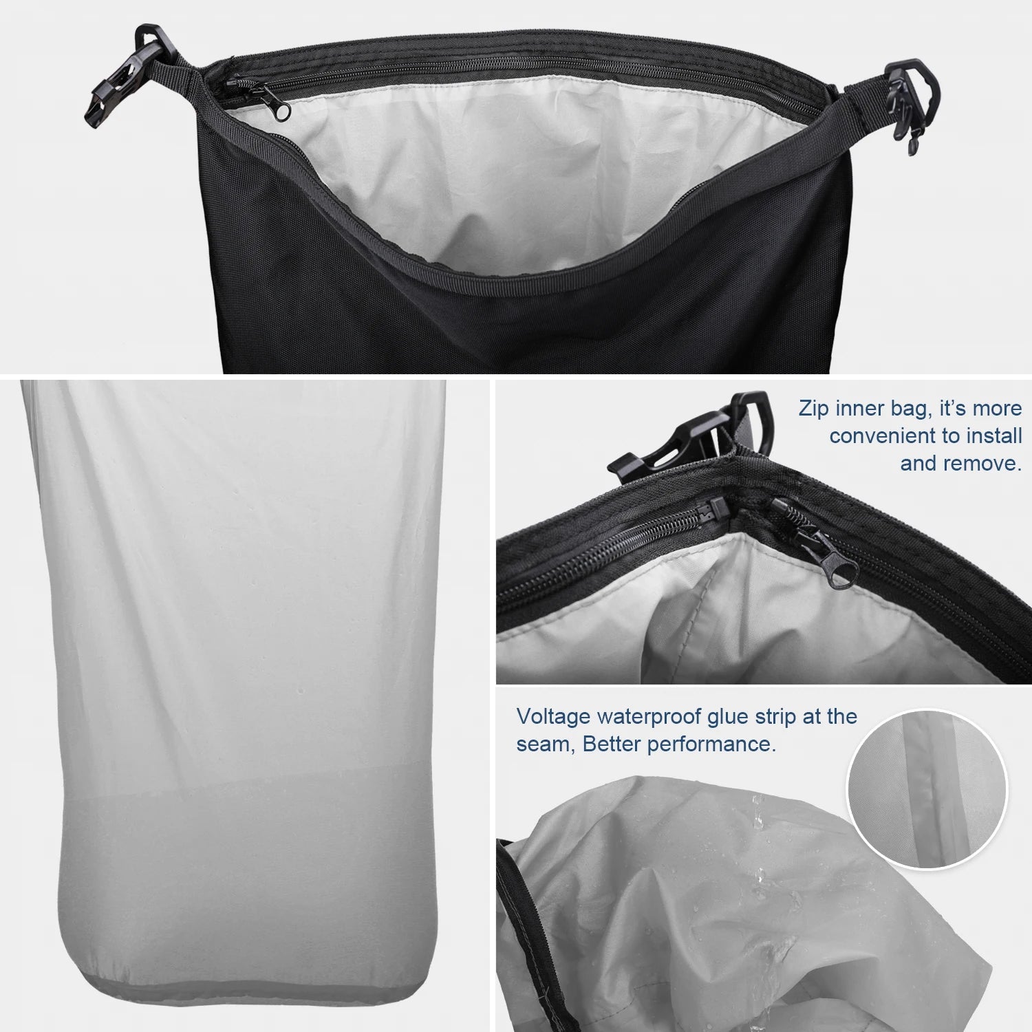 Rhinowalk Waterproof Motorcycle Side Bag