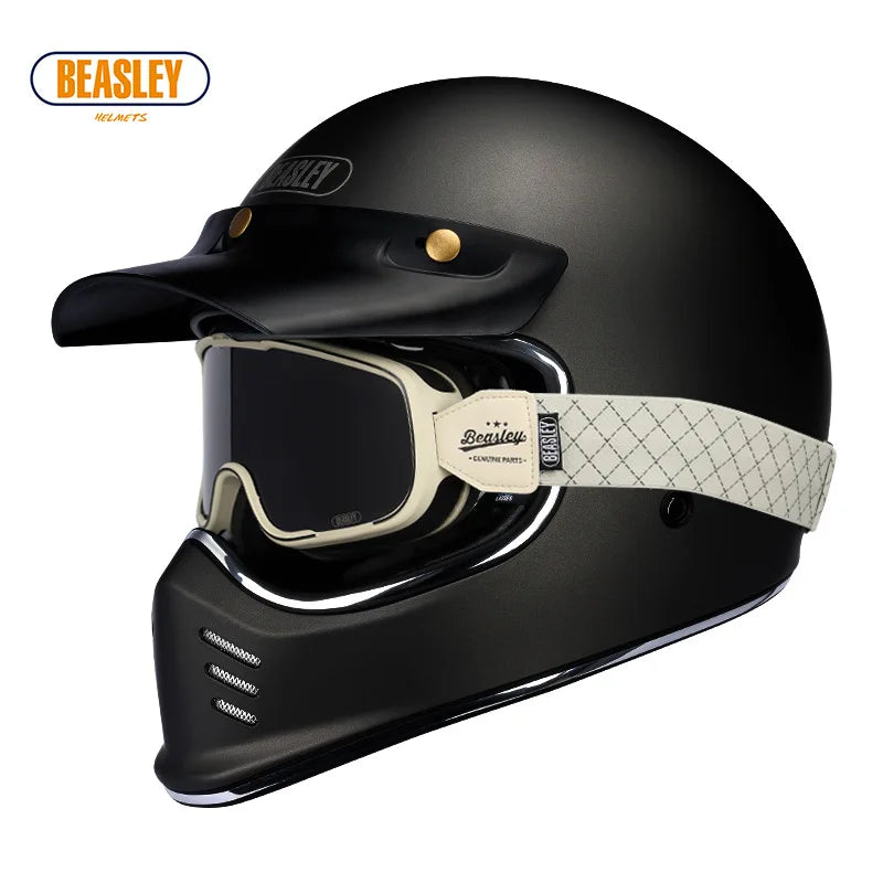 BEASLEY ECE DOT Bluetooth Electric Motorcycle Helmet