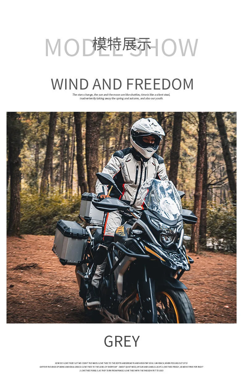 Men's Racing Motorcycle Jacket – Waterproof, Insulated