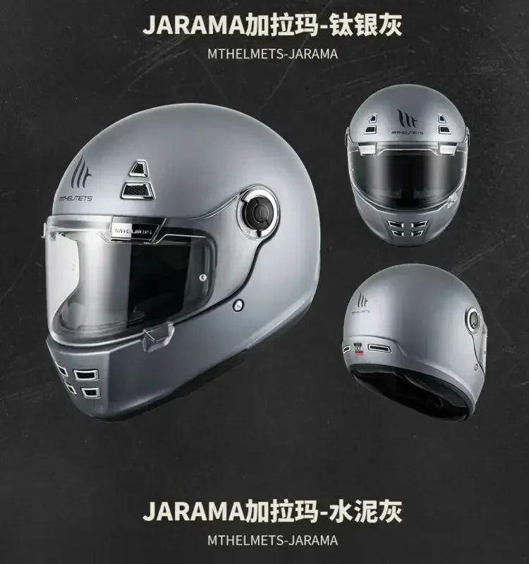MT Jarama Retro Motorcycle Helmet