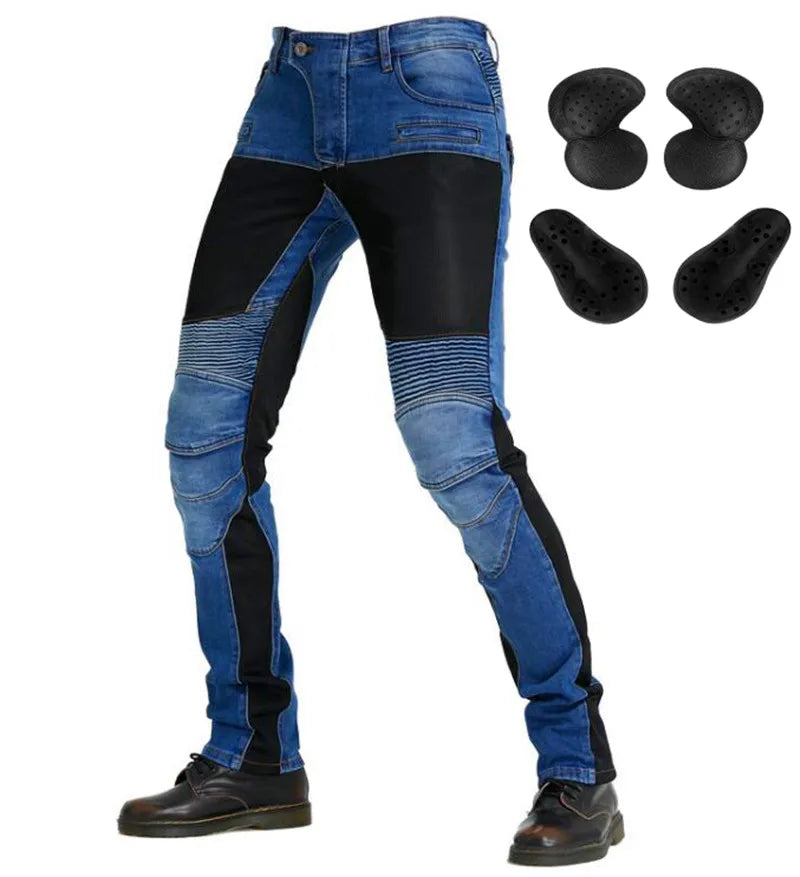 Men's Aramid Motorcycle Jeans - Black