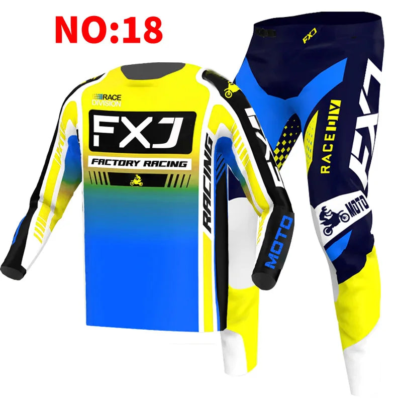 Kids Motocross Jersey and Pants Set
