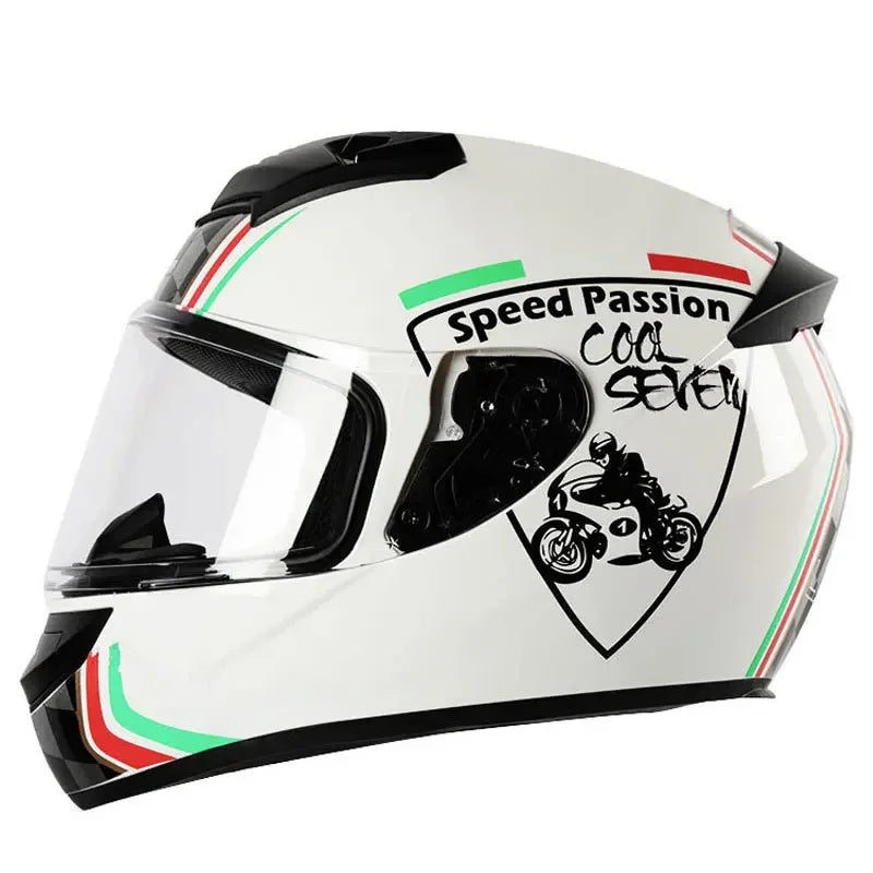 Spider Style Full Face Motorcycle Racing Helmet