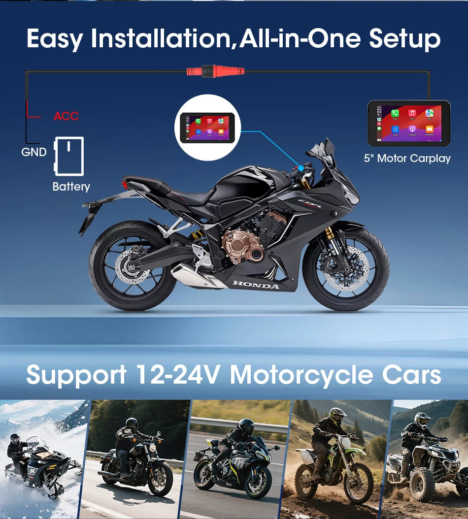 Motorcycle GPS Navigation System
