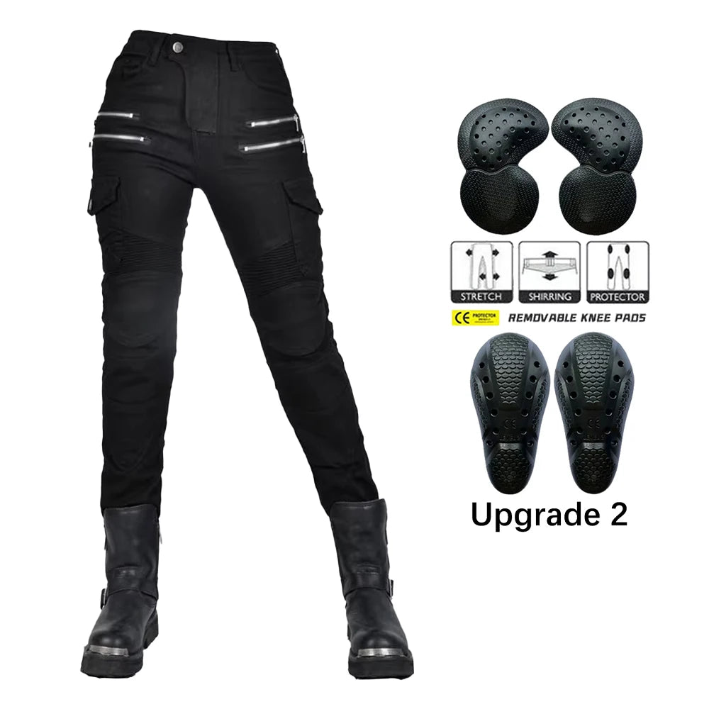 Stylish Motocross Trousers with Protective Gear