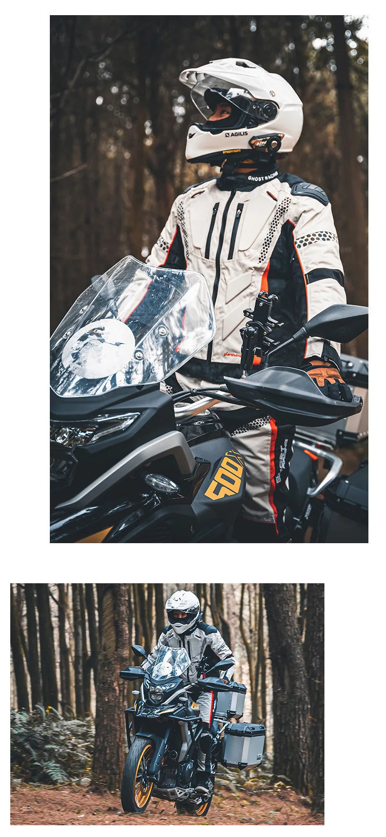 Men's Racing Motorcycle Jacket – Waterproof, Insulated