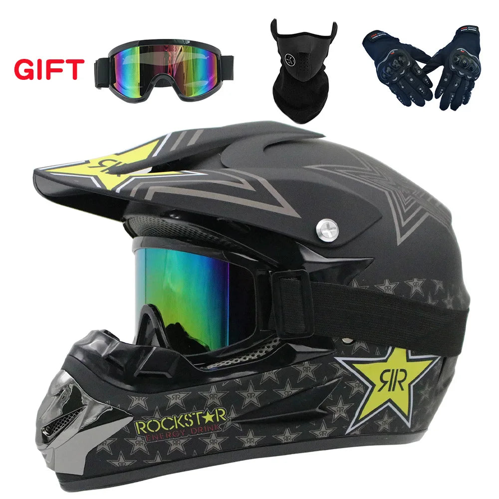 Kids Flip Up Motorcycle Helmet for Off-Road Activities