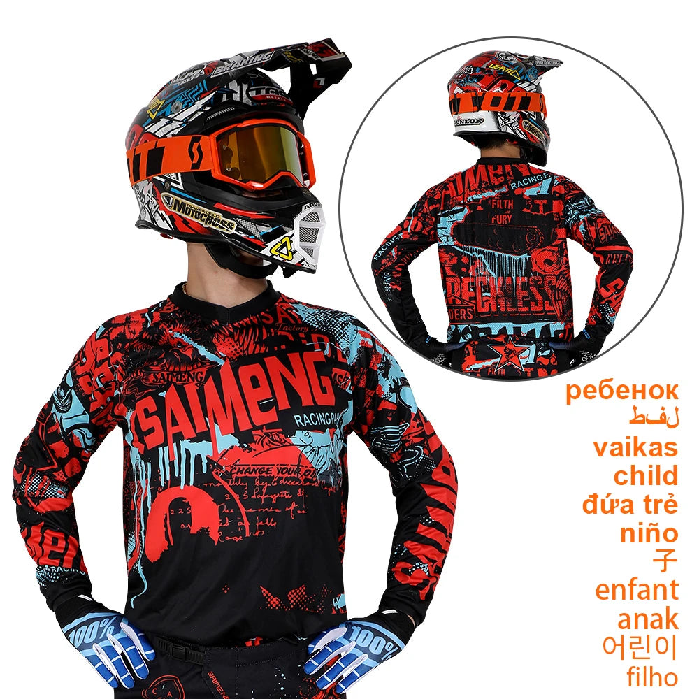 Youth Motocross Racing Jersey