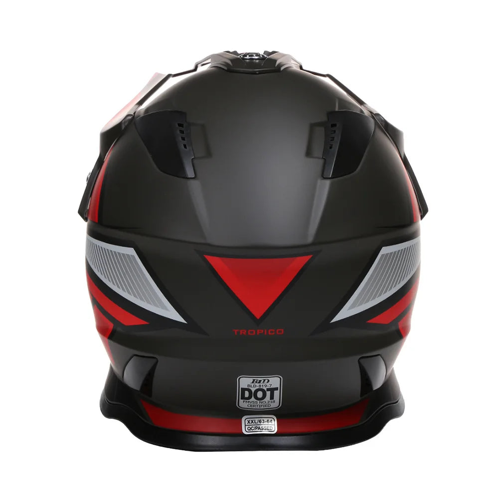 Men's ECE Approved Full Face Motorcycle Helmet