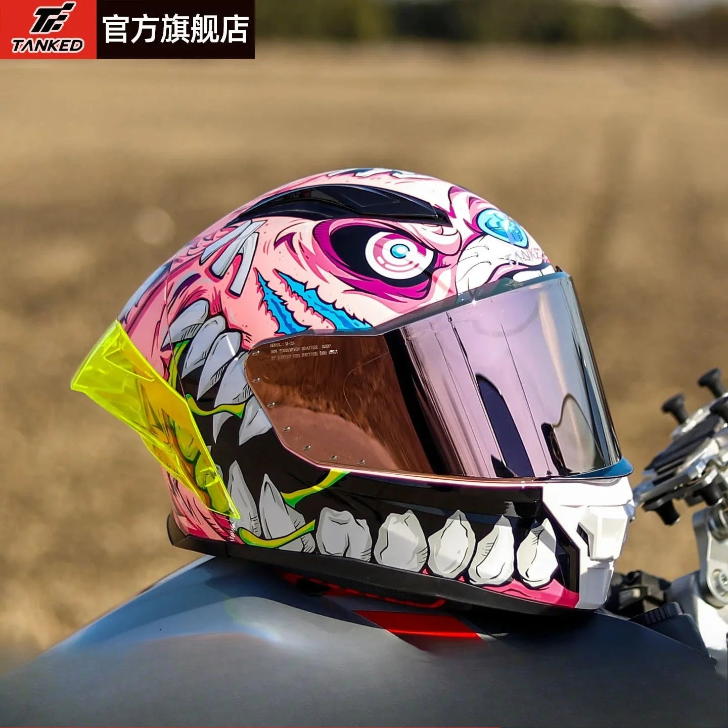 TANKED Sport Bike Helmet for Yamaha Riders
