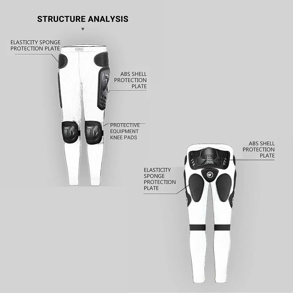 Motorcycle Body Armour Racing Jacket with CE Pads