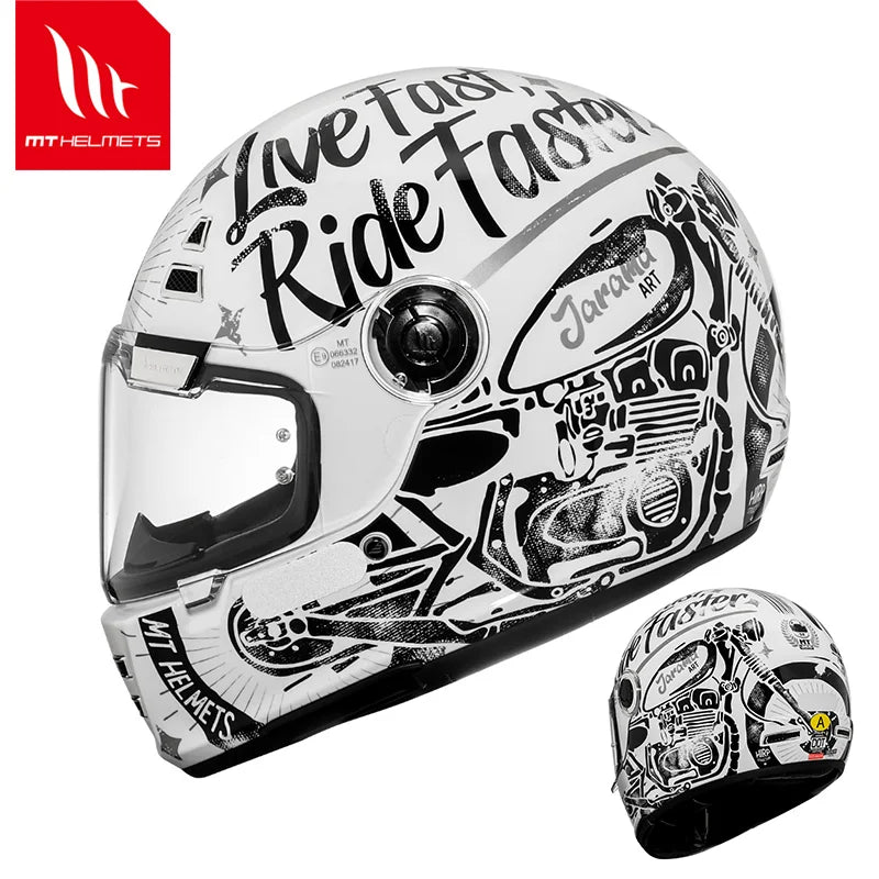 MT Jarama Motorcycle Helmet