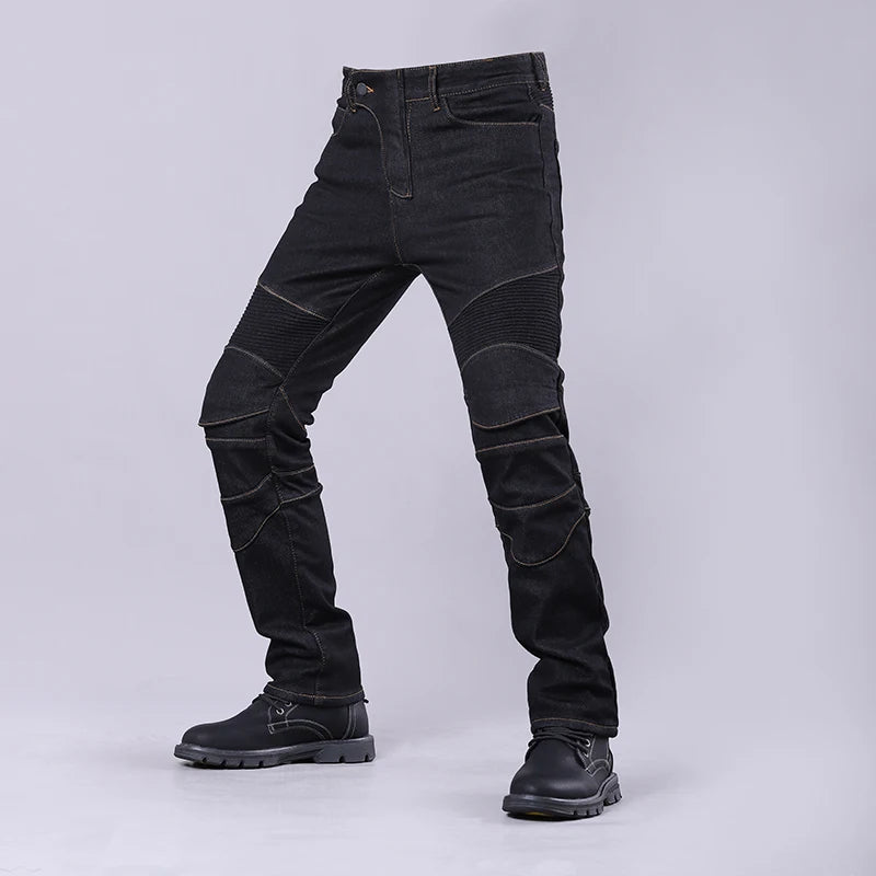 Men's Motorcycle Riding Jeans with Protective Pads