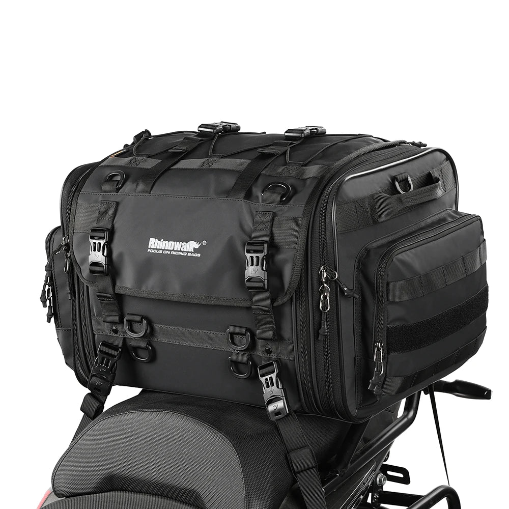 Waterproof Motorcycle Rear Seat Bag 35L-60L Luggage