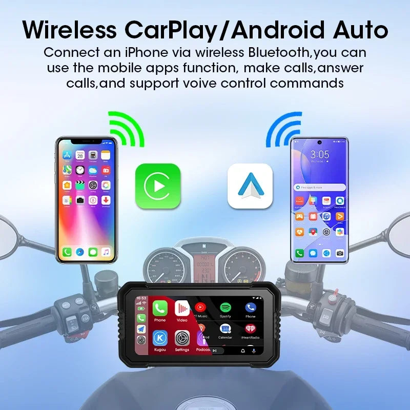 motorcycle touch screen GPS navigation system