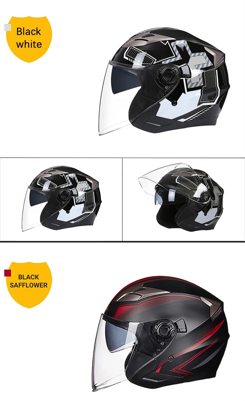 ECE Dot Approved Open Face Motorcycle Helmet