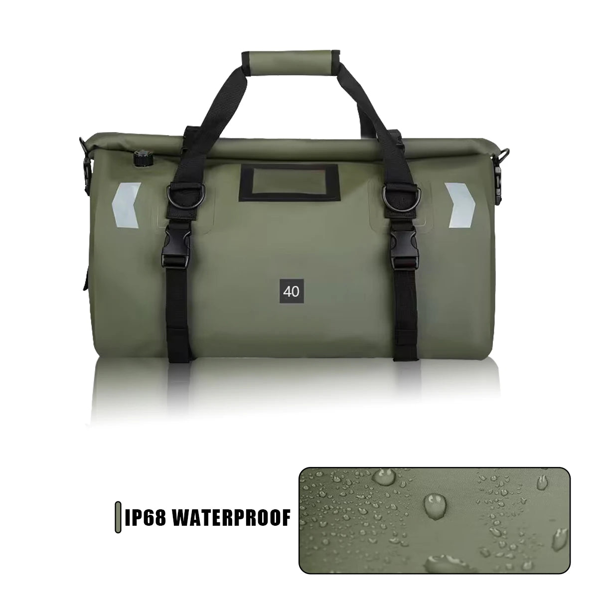 Waterproof Motorcycle Tail Bag 66L