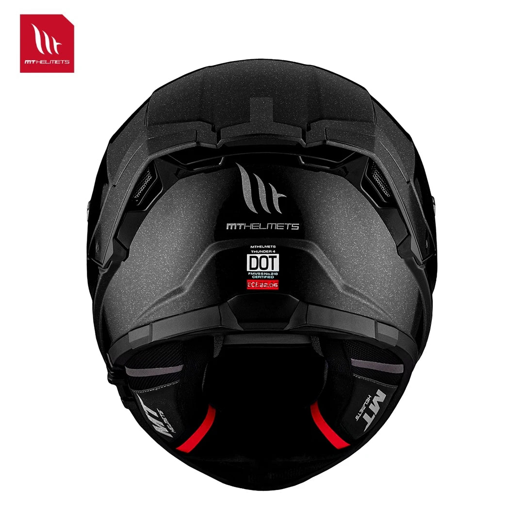 Full Face Motorcycle Helmet with Clear Visor