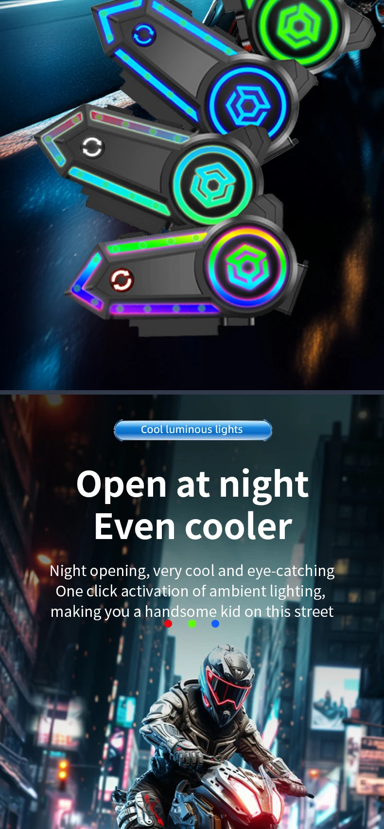 Bluetooth Motorcycle Headset