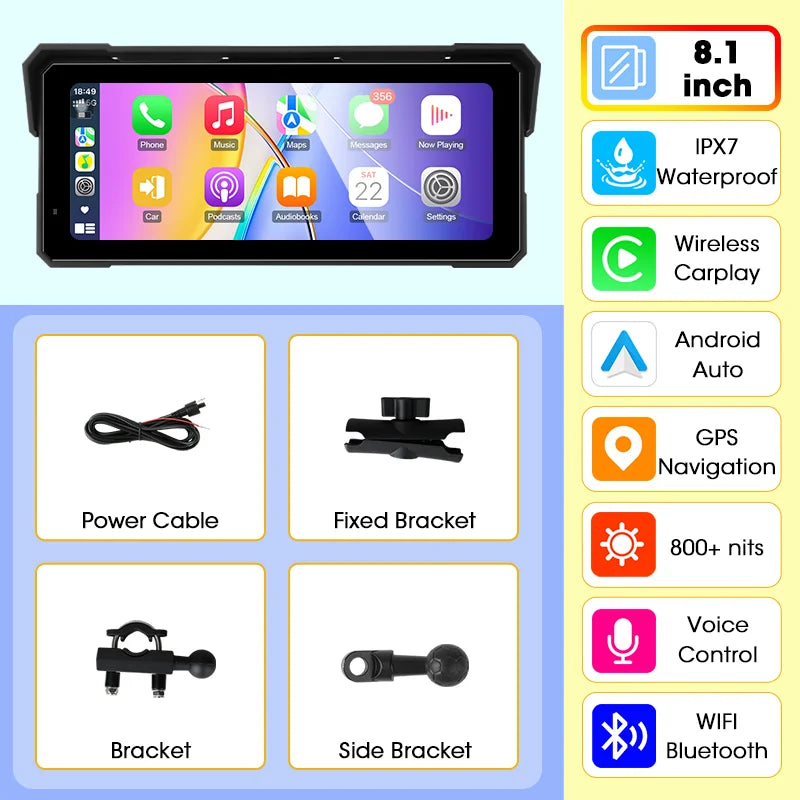 Waterproof motorcycle dashboard display motorcycle display screen
