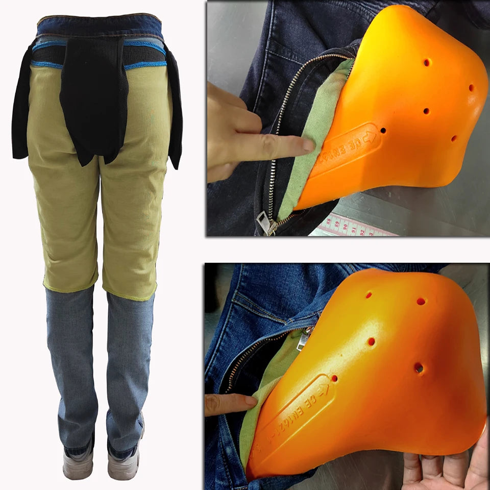Aramid Fiber Motorcycle Pants for Men - Kevlar Moto Jeans