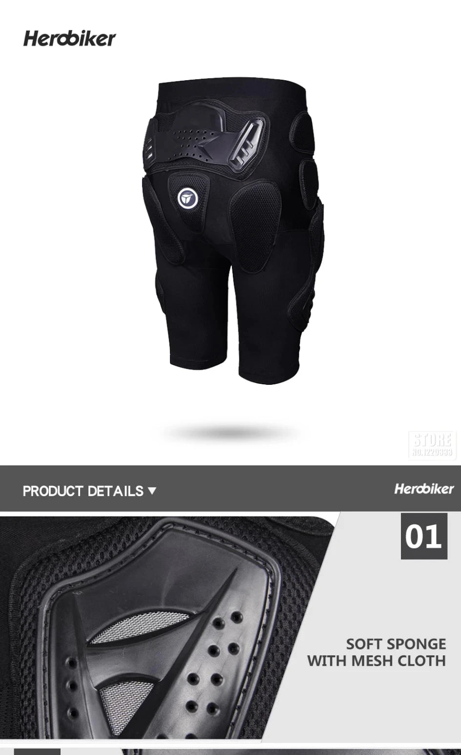 Motorcycle Body Armour Racing Jacket with CE Pads