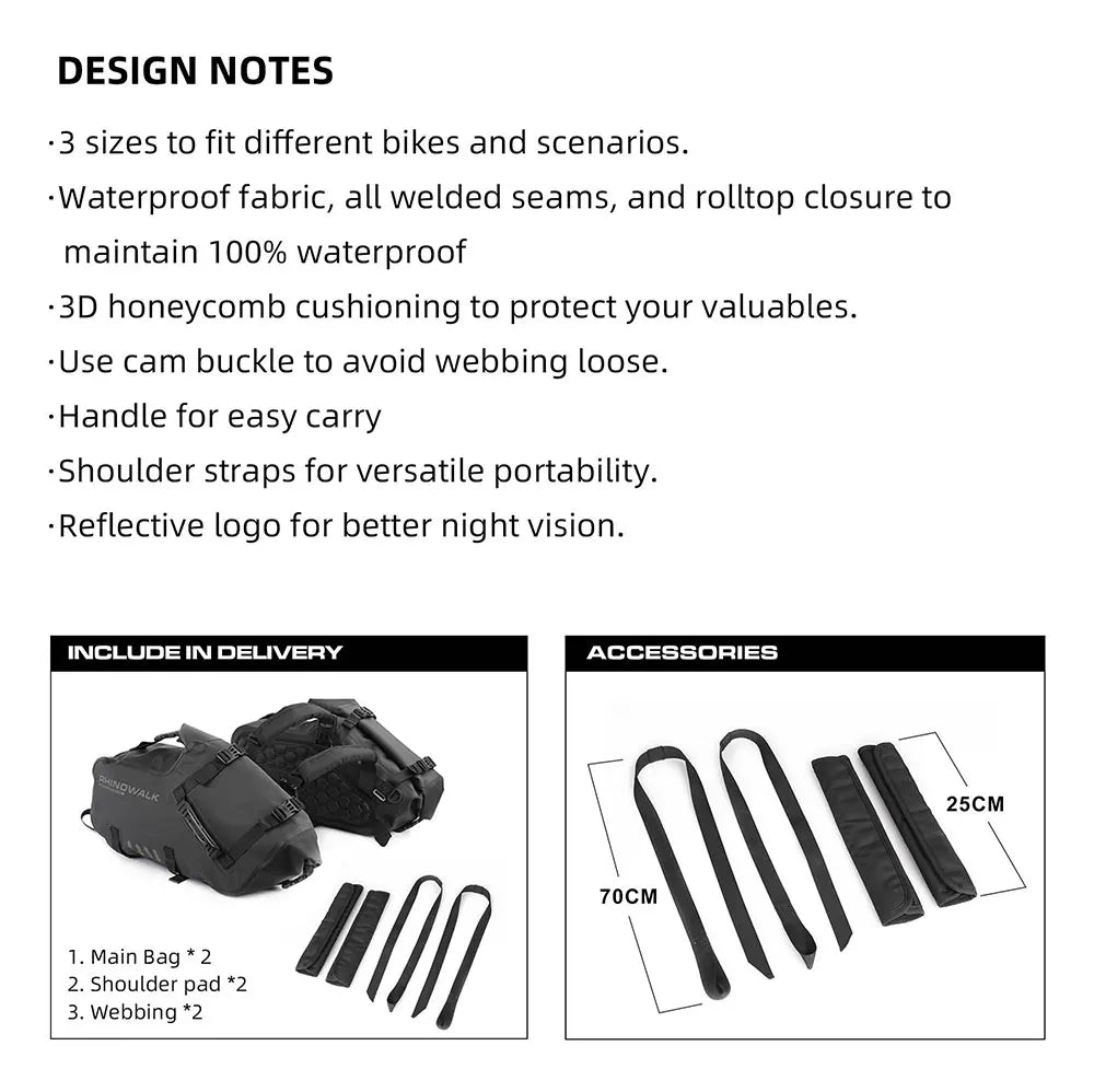 Waterproof Pannier Side Bags