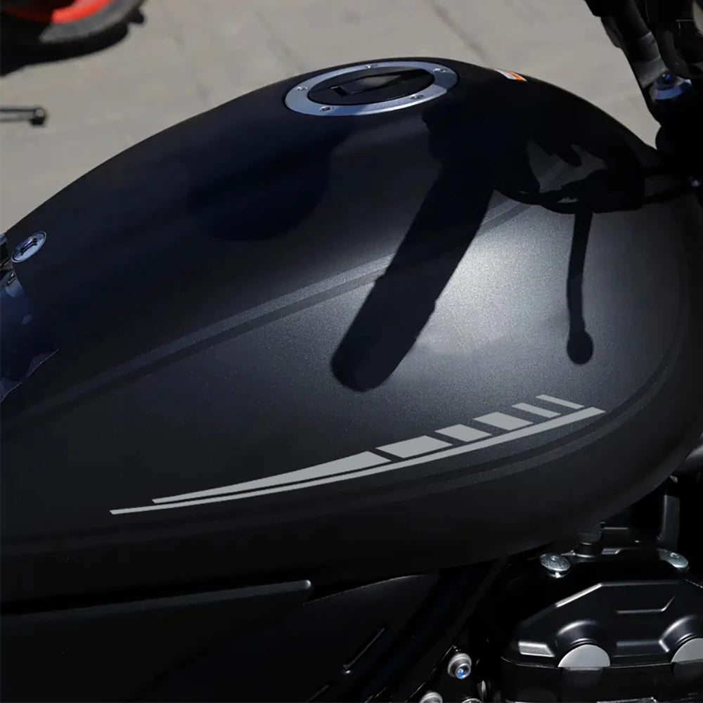 Universal Motorcycle Front Fender Reflective Vinyl Decals