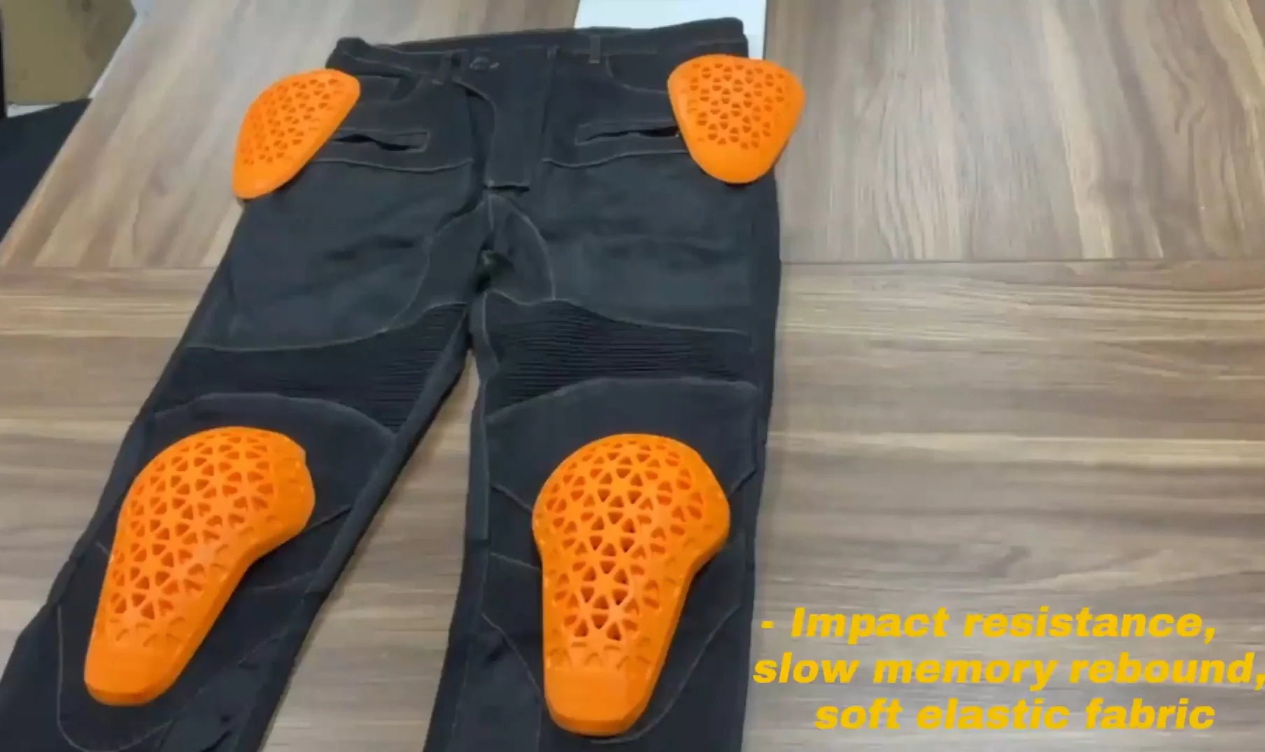 CE Certified Motorcycle Jeans with Knee Pads and Hip Protectors