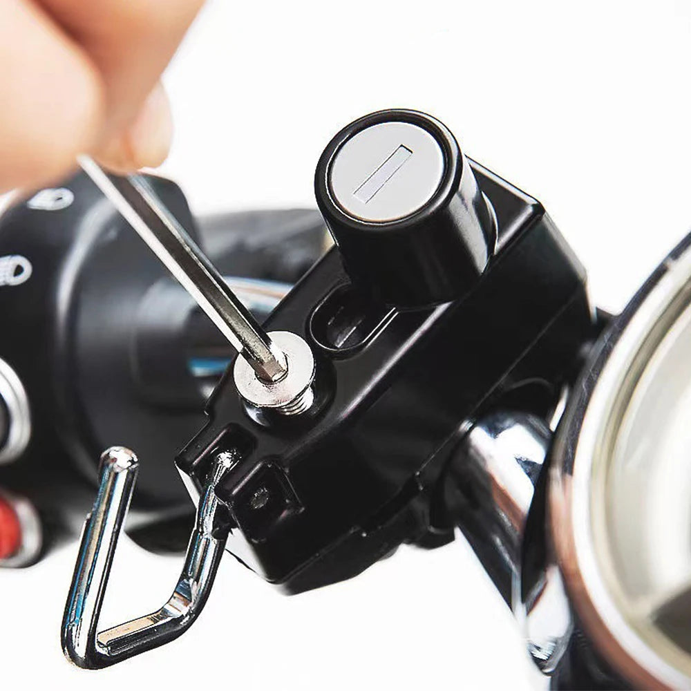 Motorcycle Helmet Lock with 2 Keys