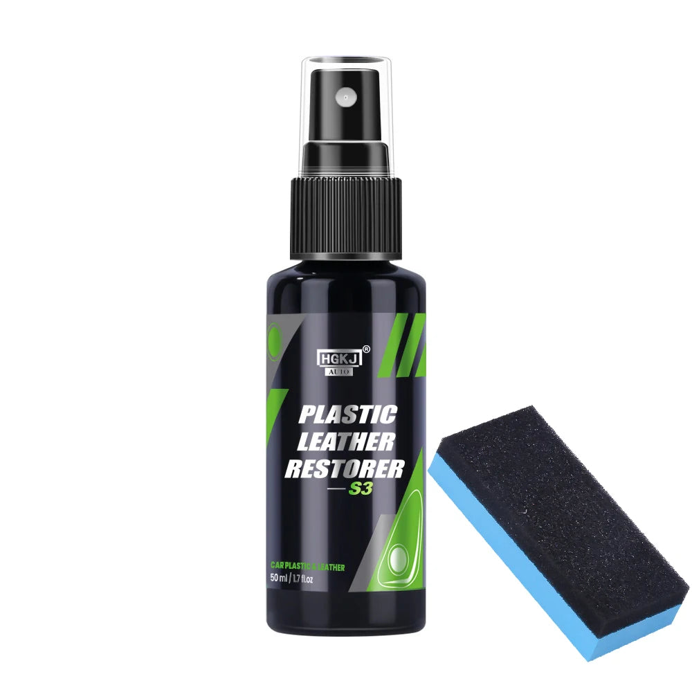Motorcycle Plastic Restorer Back to Black Gloss Kit