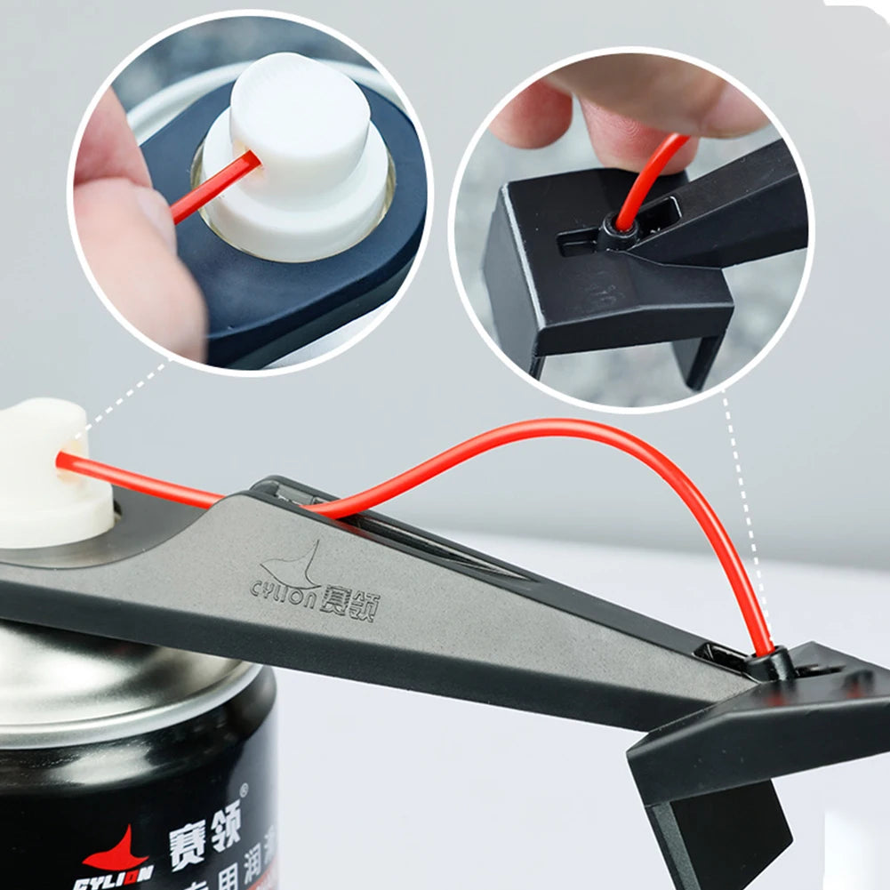Motorcycle Chain Lubricant Applicator Tool Grease Lubrication Kit