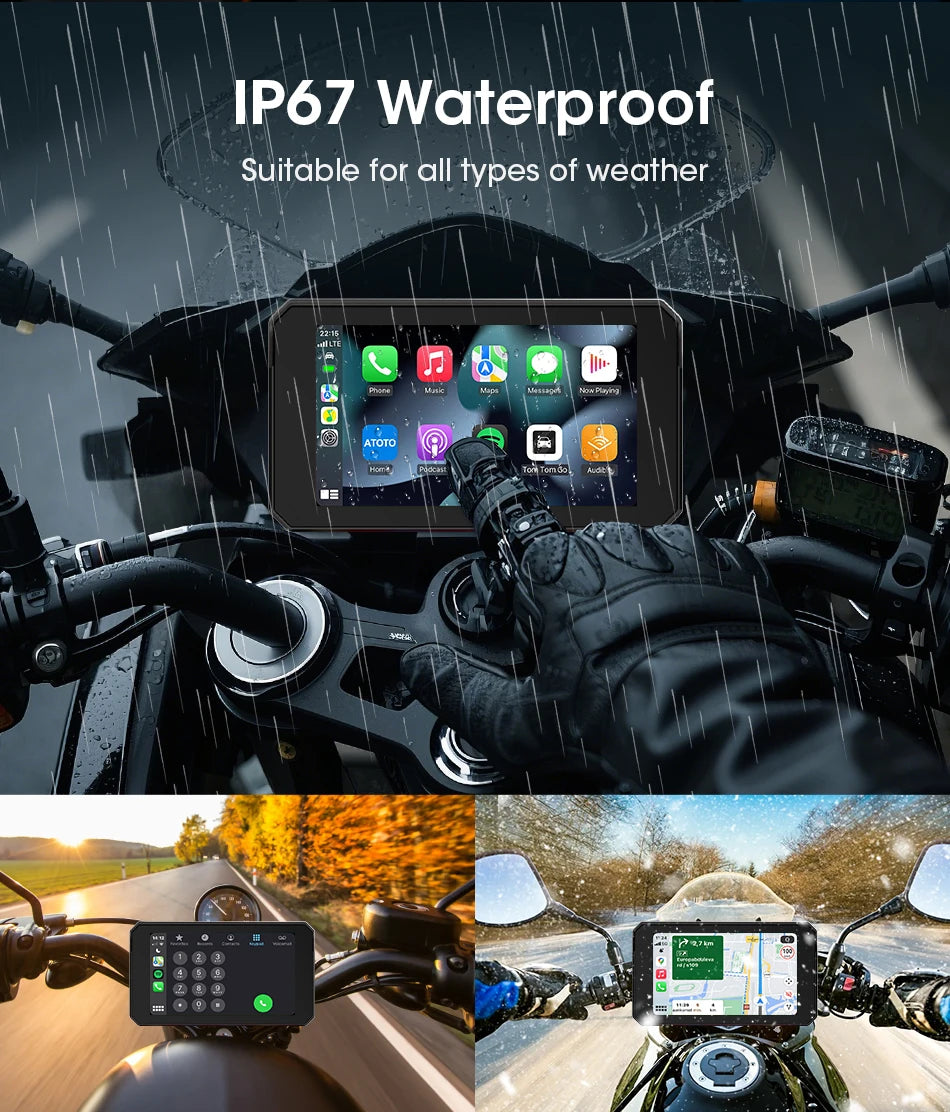 Motorcycle GPS Navigation System