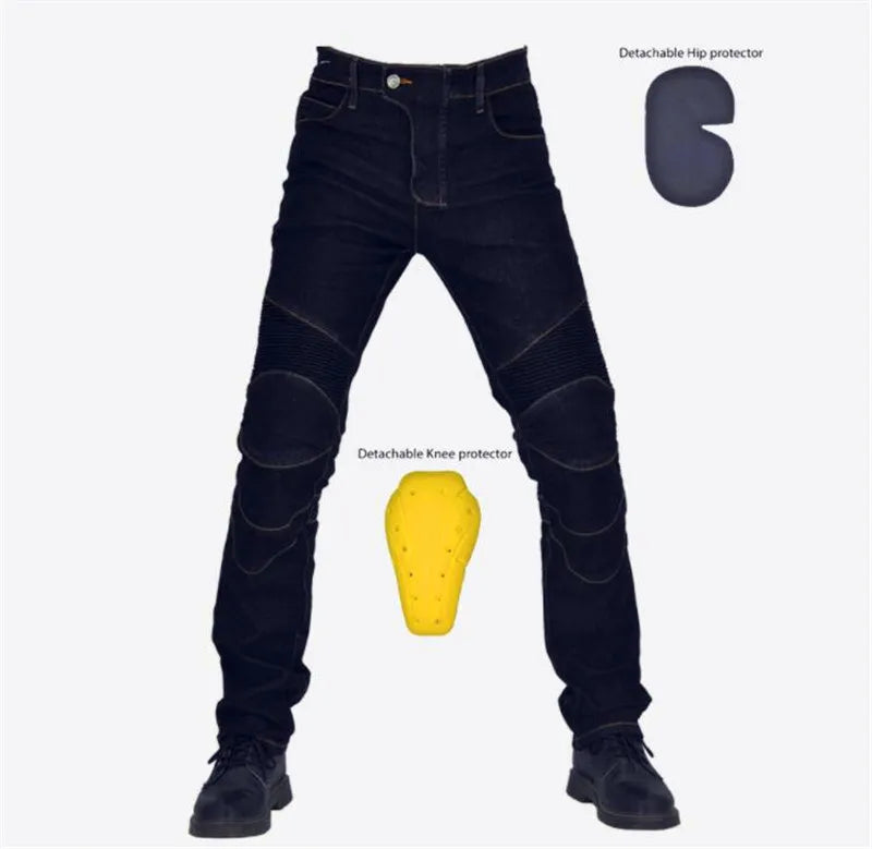 Men's Aramid Motorcycle Jeans - Black