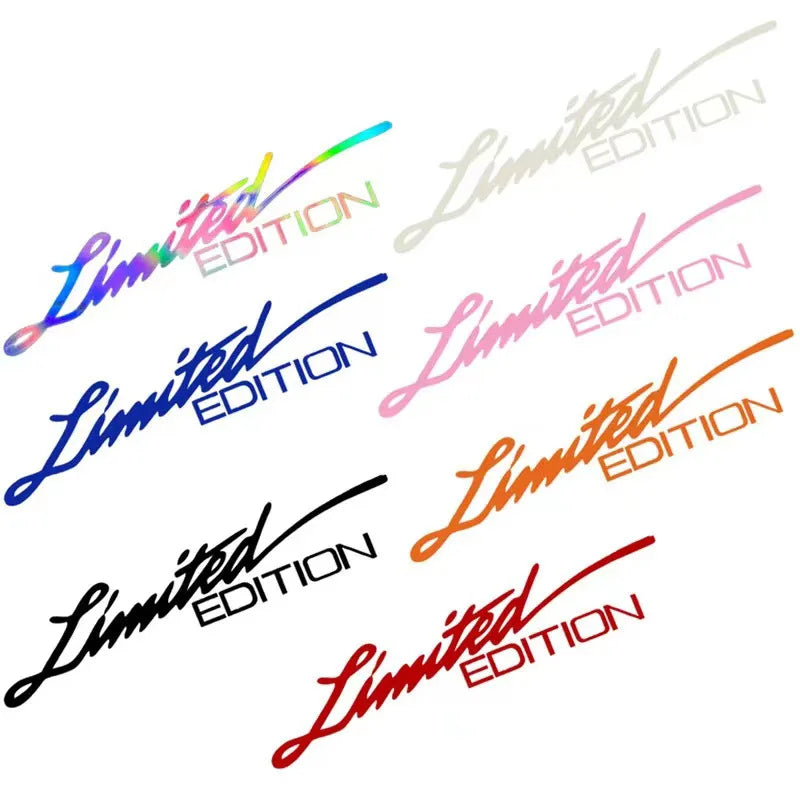 Limited Edition Reflective Laser Decal
