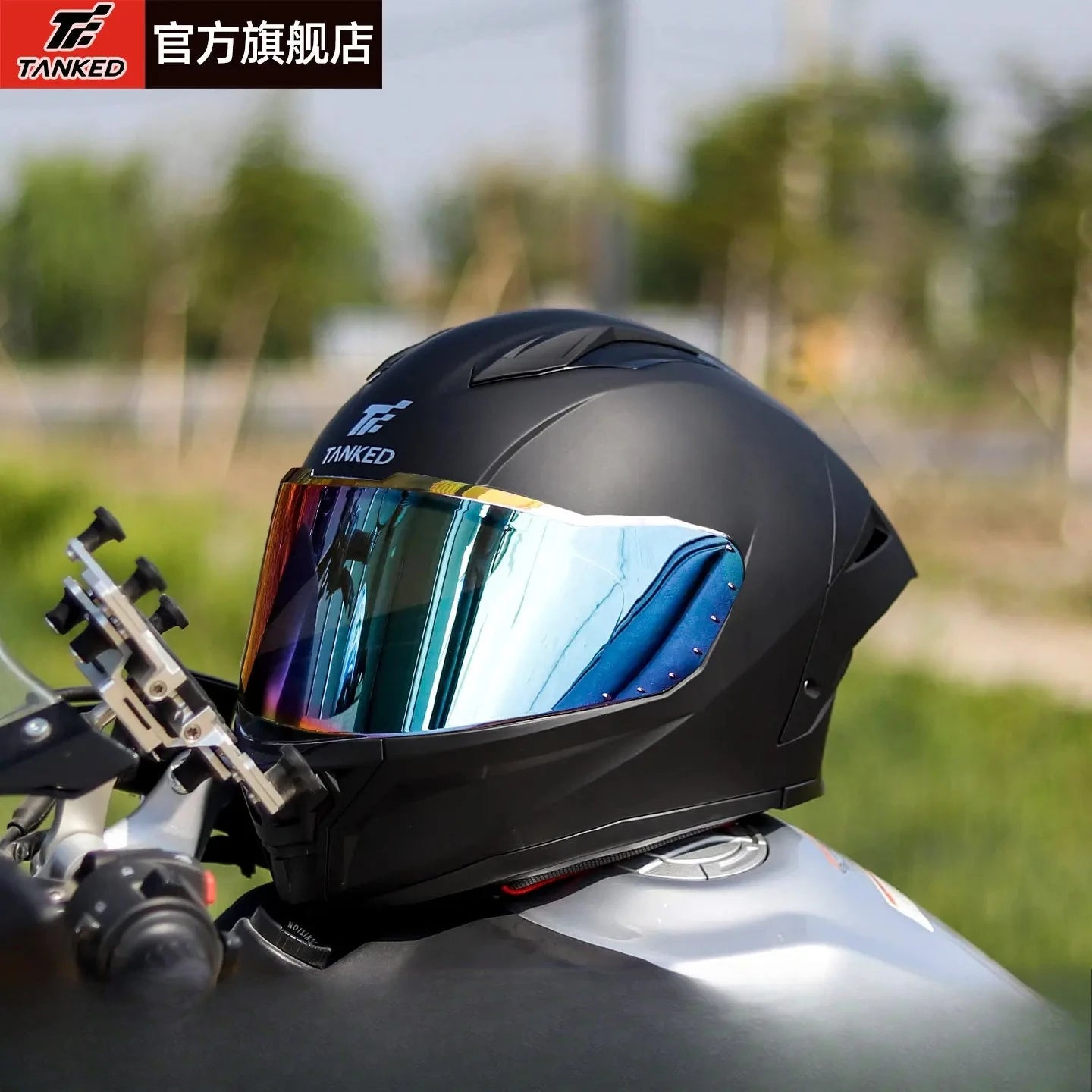 TANKED Sport Bike Helmet for Yamaha Riders