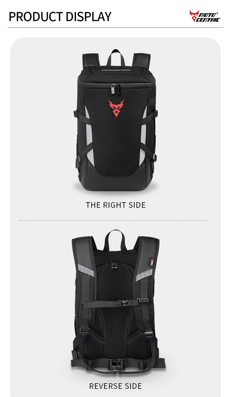 Reflective Waterproof Motorcycle Helmet Backpack