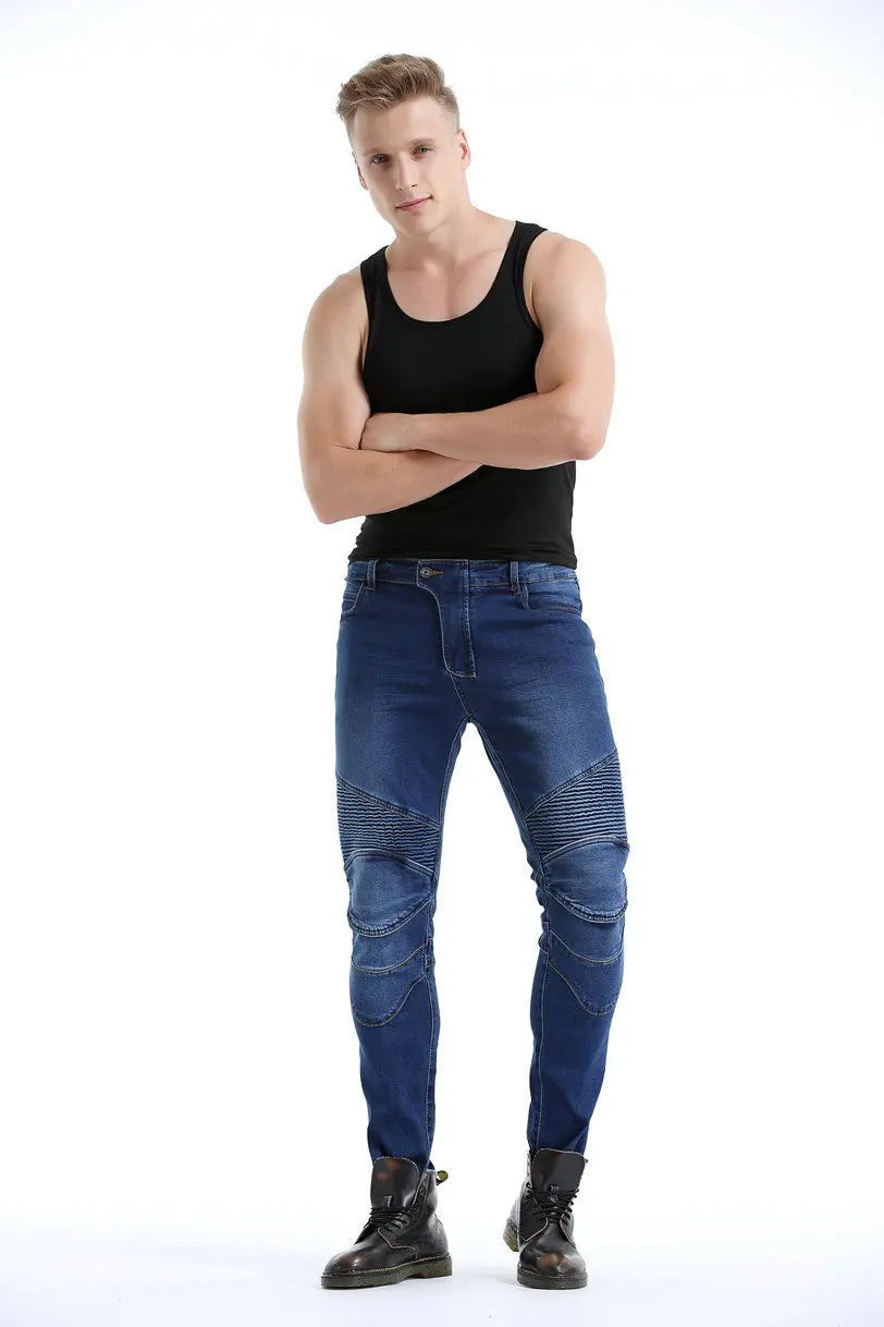 Men's Aramid Motorcycle Jeans - Black
