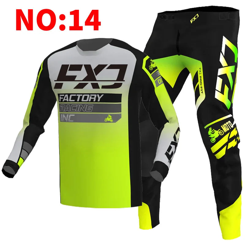 Kids Motocross Jersey and Pants Set