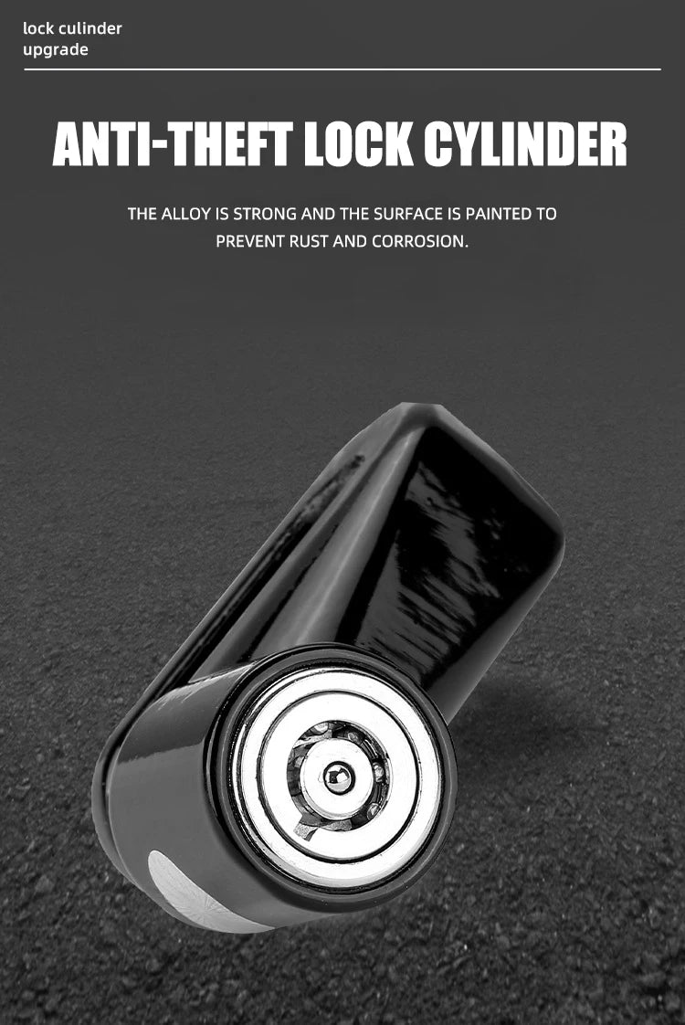 Heavy-Duty Motorcycle Disc Brake Lock