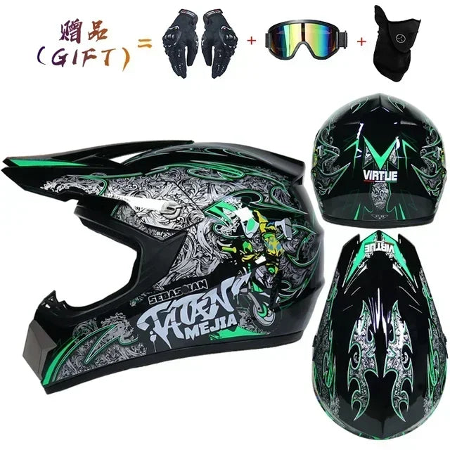 Off-Road Motorcycle Helmet - DOT Certified