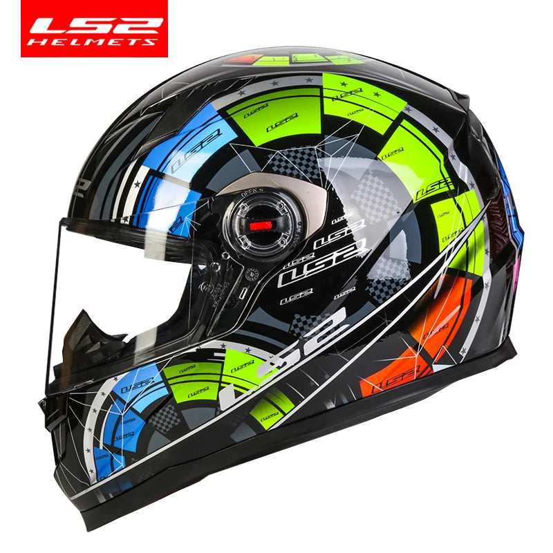 LS2 ECE Certified Full Face Motorcycle Helmet