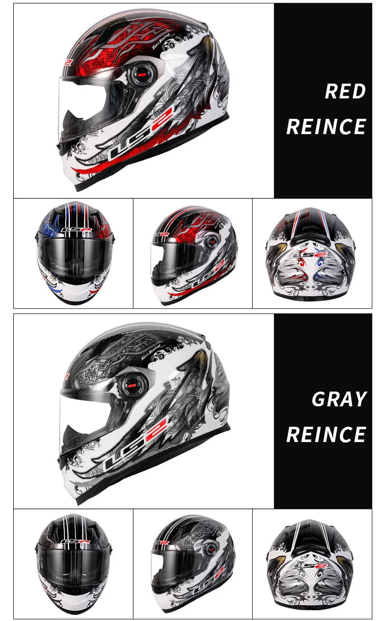 LS2 Full Face Motorcycle Helmet
