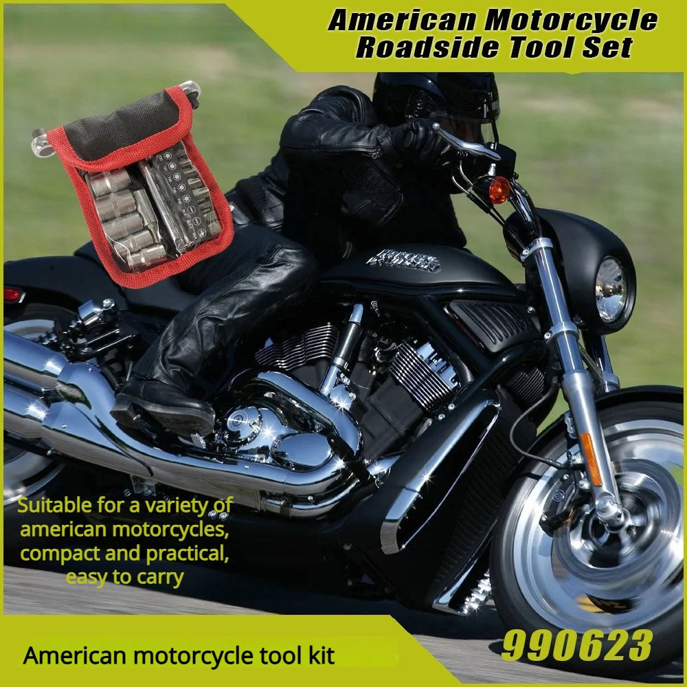 Motorcycle Maintenance and Repair Tool Set for Harley Davidson & American Bikes