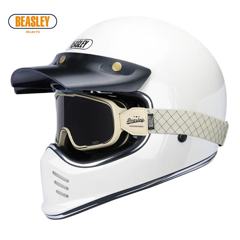 BEASLEY ECE DOT Bluetooth Electric Motorcycle Helmet