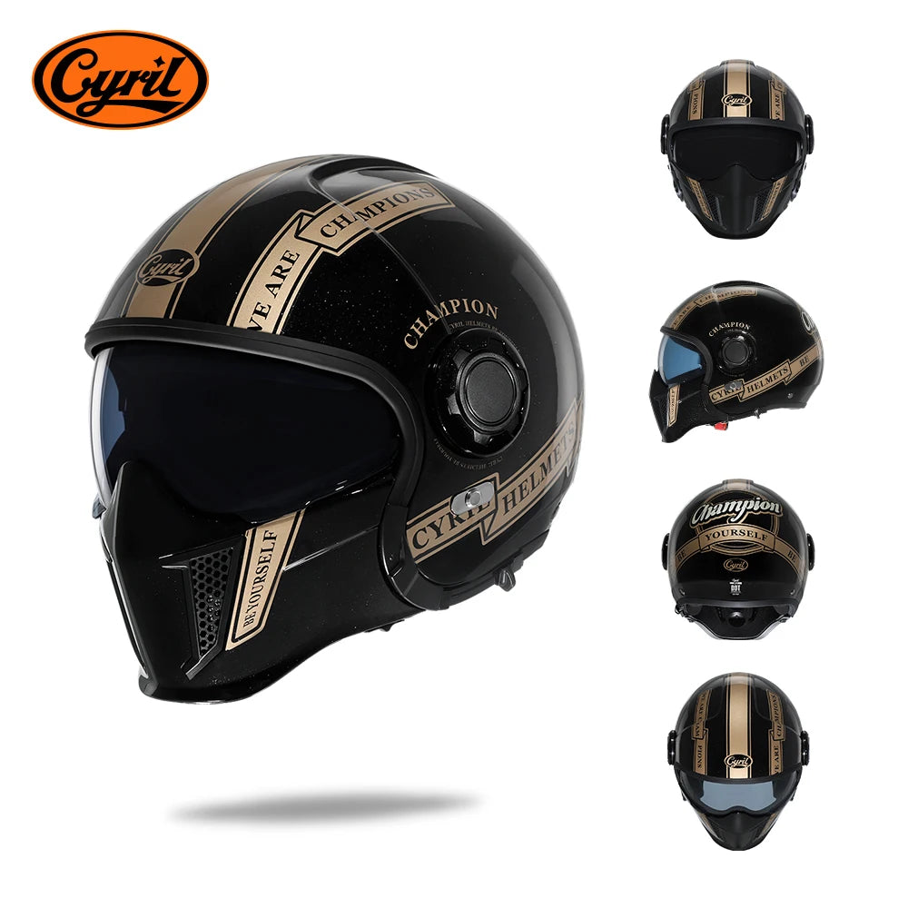 Cyril Motorcycle Helmet for Men and Women